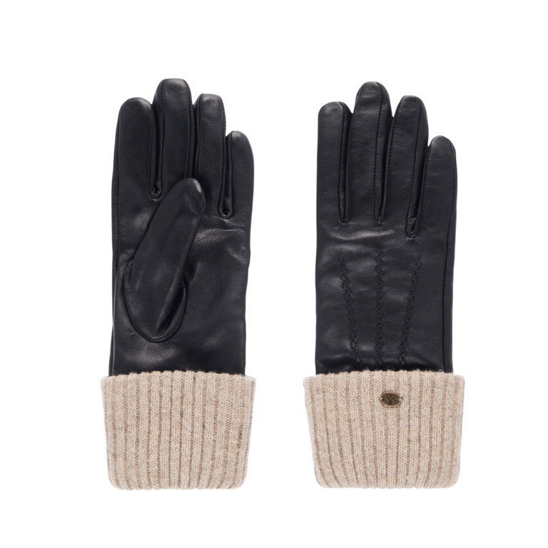 EMU Australia Winterhandschuhe Loch - weiches Leder - schwarz - 1 Paar